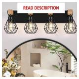 FadimiKoo 4-Light Farmhouse Bathroom Light