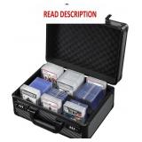 Graded Trading Card Box with Combo Lock