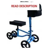 Knee Walker, Foldable, Steerable, Blue