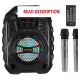 EARISE T26 PRO Karaoke Machine with Mics