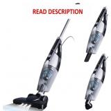 Corded Stick Vacuum, Upright, HEPA, Black