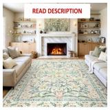 Wonnitar Living Room Rug, Floral 10 x 14 Rug