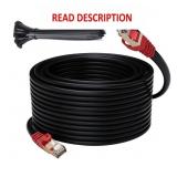 300FT Cat7 Outdoor Ethernet Cable 10Gbps