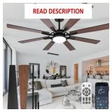 Depuley 72-In Ceiling Fan: 8-Blade