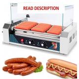 Electric Hot Dog 7 Roller Machine 18 Hotdogs
