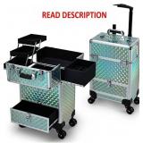 Hododou Rolling Makeup Case with Drawer