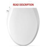 Elongated Bidet Toilet Seat with Quiet-Close
