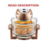 16 Qt Copper Oil-less Air Fryer Timer
