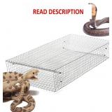 Dual Entrance Humane Snake Trap - Reusable