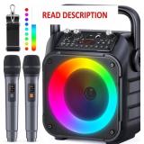 Karaoke Machine, Portable Bluetooth Speaker
