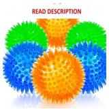 SHARLOVY Squeaky Balls for Dogs, 6 Pack, TPR