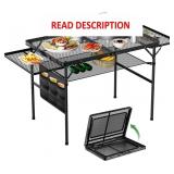 3x2 FT Portable Camping Table with Wing Panels