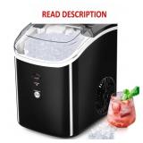 Nugget Ice Maker, Self-Cleaning, 34Lbs/24H