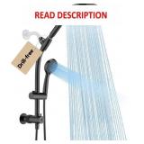 Drill-free Dual Shower Head w/ Handheld Combo