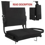 Stadium Seats for Bleachers, Back Support, Black