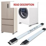 Appliance Rollers Heavy Duty,Max 32in,Mobile Base