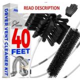 Holikme 40 Ft Dryer Vent Cleaner Kit with Brush
