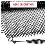 Fireplace Screen Mesh Curtain 2 Pcs - 19'x24'