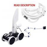 MAKHOON Pool Sweeper: 4-Wheel Cleaning