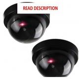 Set of 2 Fake Security Cameras Realistic Dummy
