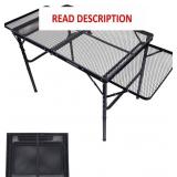 Foldable Grill Table - Portable, Supports 88 lbs