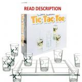 Shot Glass Tic Tac Toe Game, 8.63' Glass