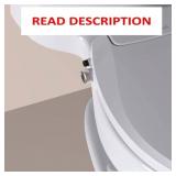 Swash Ecoseat Non-Electric Round Bidet Seat, White