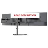 WALI Triple Monitor Stand, Fits 3 Screens, Black