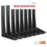 8-Pack 18 Inch Heavy Duty Shelf Brackets, Metal