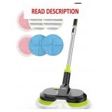 Cordless Electric Mop, Dual Spin, LED, 300ML Tank