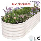 Galvanized Raised Garden Bed - 6x2x1.4FT Metal
