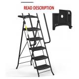 HBTower Step Ladder, Folding Step Stool, Anti-Slip