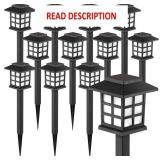 GIGALUMI Solar Outdoor Lights, 12 Pack LED Solar