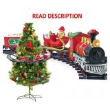 Christmas Kids Train Set, Electric Engine