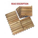 Acacia Deck Tiles 9 PCS (11.81*11.81*0.94)