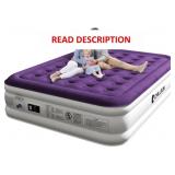 CHILLSUN Queen Air Mattress with Built in Pump