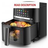 FABULETTA 6.5QT Large Air Fryer, 10-in-1 Presets
