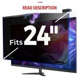 Magnetic 24in Privacy Screen, Anti Blue Light