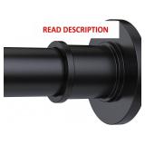 BRIOFOX Shower Rod - Rustproof, Non-Slip, 43-72'