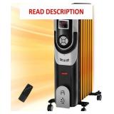 Oil Filled Radiator Heaters with Remote