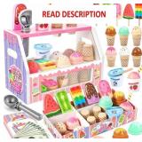 Ice Cream Toy, Wooden Ice Cream Toys for Kids