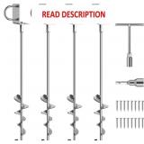 Phopich 28in Multi-Purpose Ground Anchors Screw...
