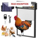 Automatic Chicken Coop Door Solar Powered, LCD