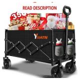 Collapsible Wagon Cart Foldable 350lbs.