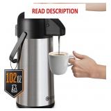 Airpot Coffee Carafe 102 OZ/3L Dispenser Pump