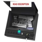 Biometric Pistol Safe, Large Capacity Fingerprint