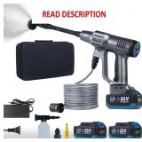 2900 PSI Cordless Pressure Washer, 2 4000mAH