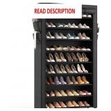 Shoe Rack, 10 Tiers, 40 Pairs Capacity