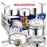 LEGEND COOKWARE Stainless Steel Set | 5 Ply