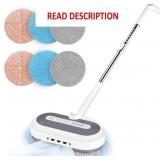 Cordless Electric Mop with Water Sprayer & LEDs